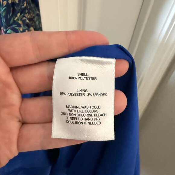 Rachel Parcell Floral Print Short Sleeve Midi Dress – Size 10 - Picture 4 of 5